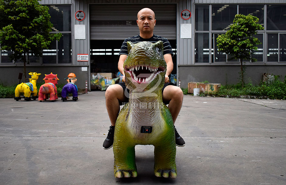 霸王龍童車，商場騎行霸王龍，霸王龍小車